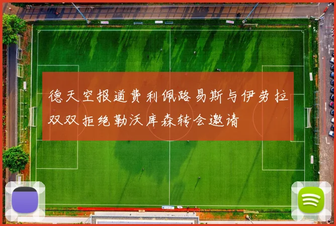 德天空报道费利佩路易斯与伊劳拉双双拒绝勒沃库森转会邀请